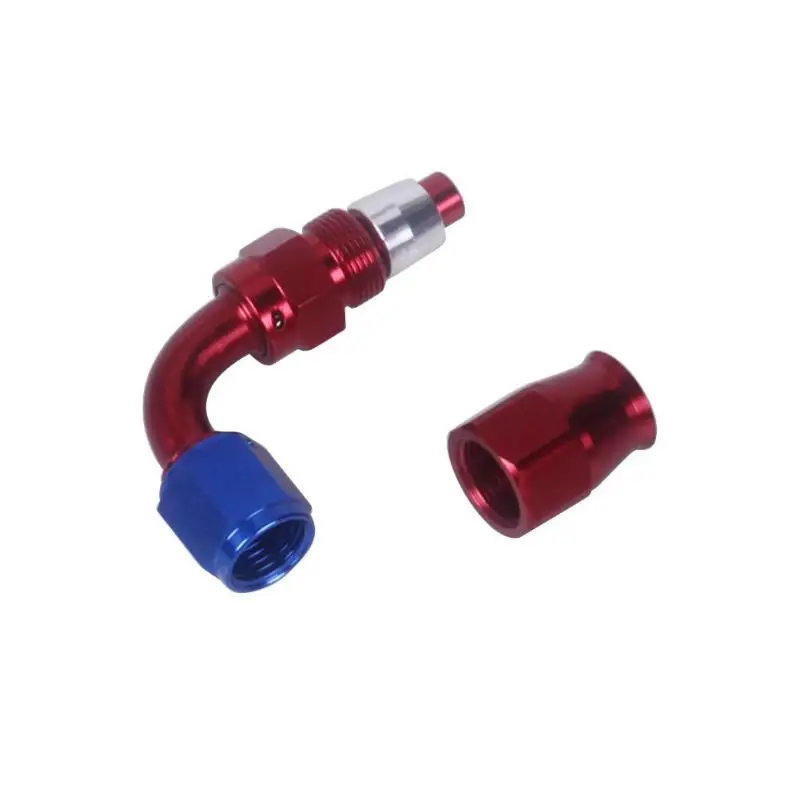 6 (AN6JIC 6) 90 градусов супер тефлоновый PTFE шланг ультра тонкий дизайн шланга фитинги
