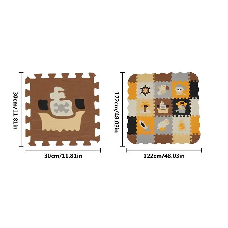 Детские игровой мат из пены детские коврики для игр шить Ползания Pad игры Ковры