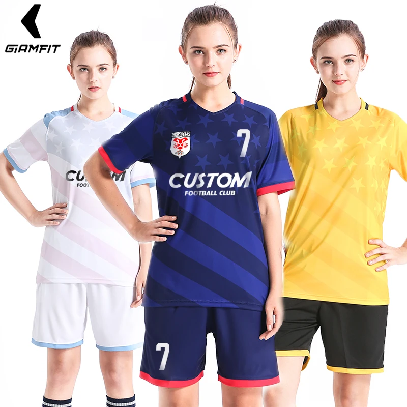 Футбольные майки Maillot Франция 2019 футбольные наборы униформа на заказ дышащие