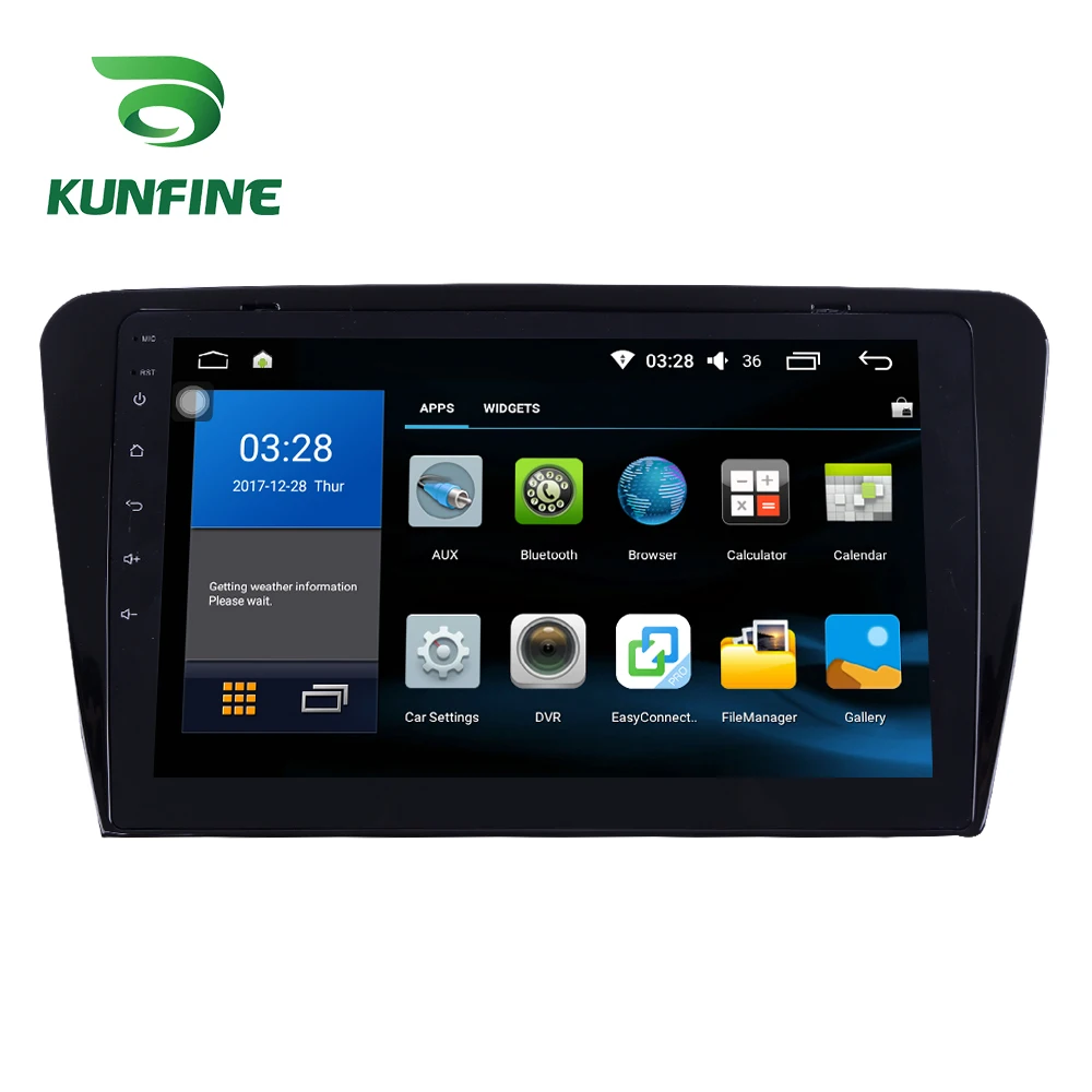 Восьмиядерный 1024*600 Android 8 1 автомобильный DVD GPS навигационный плеер Deckless стерео для