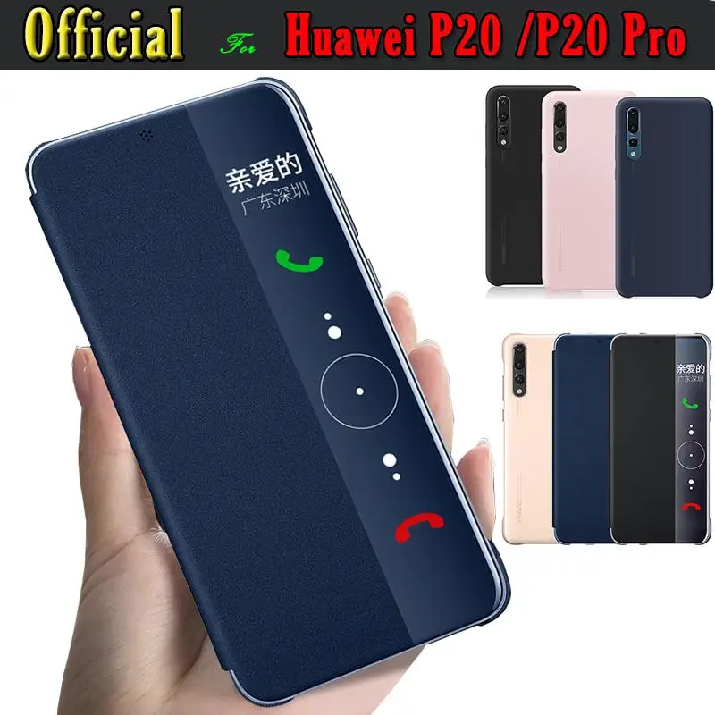 Умный кожаный прозрачный зеркальный чехол с окном для Hawei mate 10 20Pro 20X huawei P20Lite P20 30 Pro