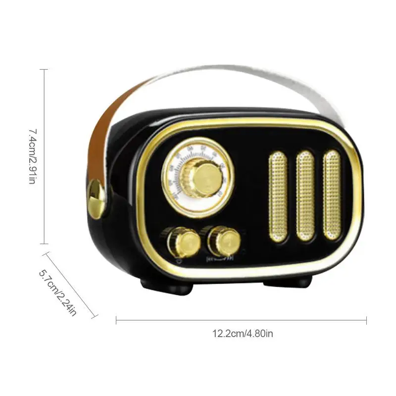 Bluetooth динамик винтажное миниатюрное портативное зарядное устройство для