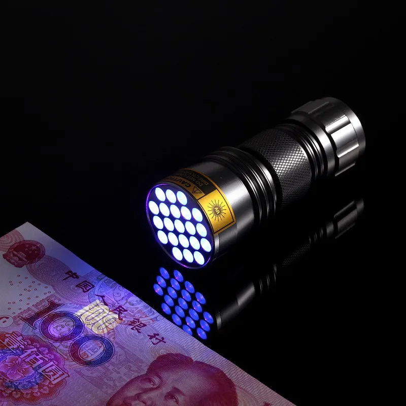 XANES U03 21 светодиоды 400нм Фиолетовый УФ светодиодный фонарик флуоресцентная