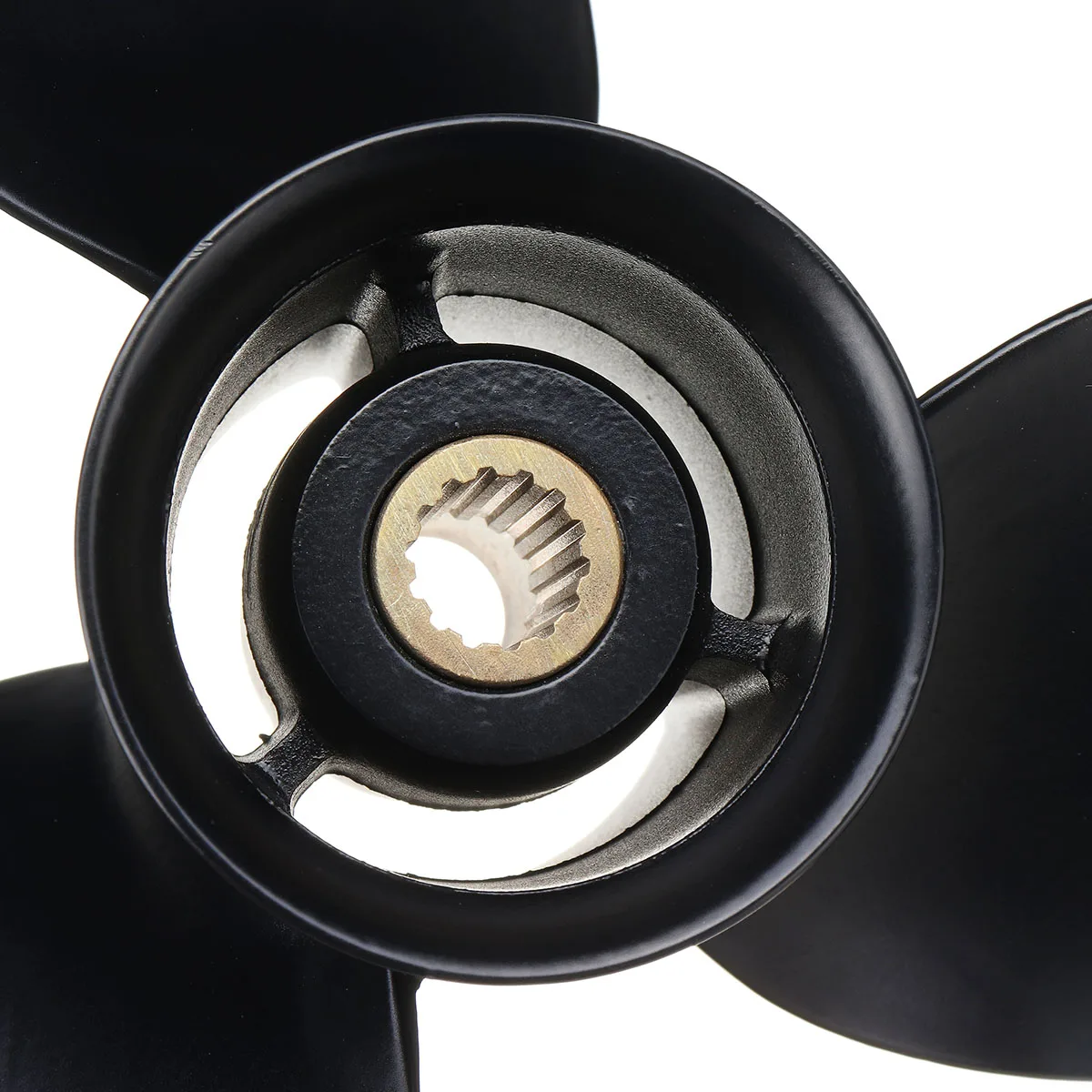 3BAB645160 9,25x8 подвесной Пропеллер для Tohatsu-Mercury 9,9-20HP черный стандартный вращающийся алюминиевый 3 лезвия 14 шлицевой зуб