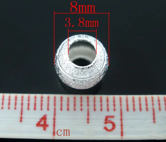80 шт. посеребренные бусины 8 мм в диаметре (B04367)|beads 8mm|spacer beadsbeads spacers beads |