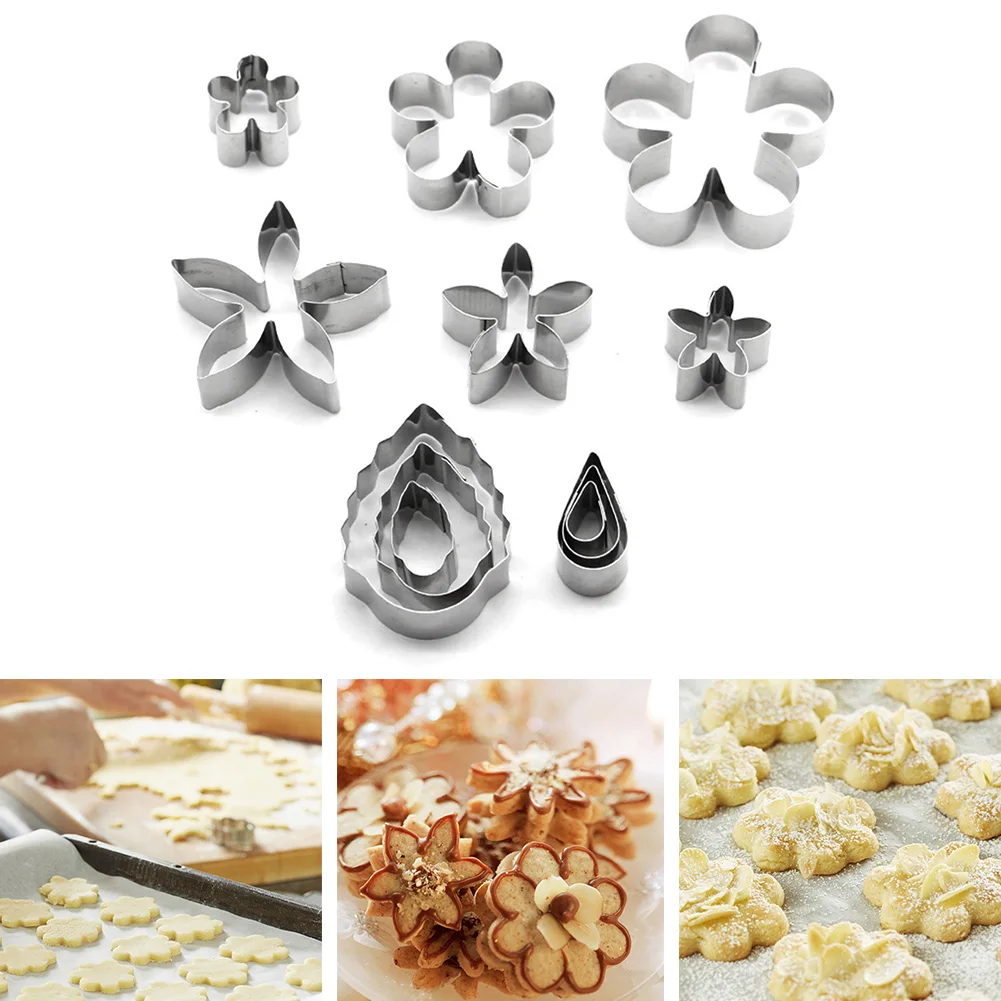 12 шт./компл./набор форма для выпечки печенья из нержавеющей стали|Инструменты