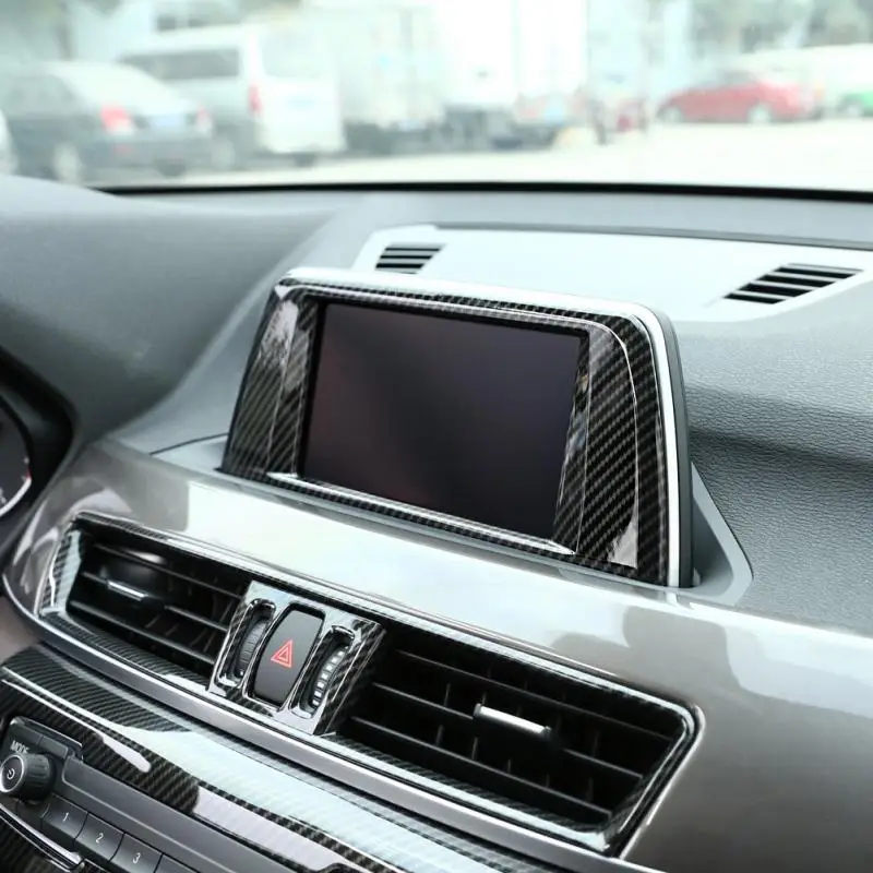 1 шт. карбоновый стиль ABS Автомобильный Центр панель центральной навигации