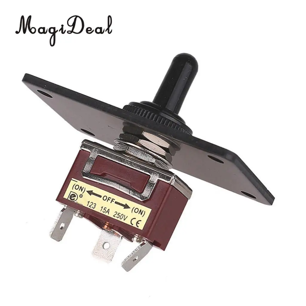 MagiDeal лодка морская 3 Pin вверх вниз вкл/выкл/вкл Мгновенный переключатель панель 12V