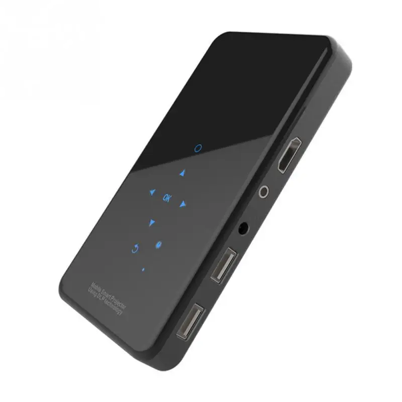 Портативный мини проектор с поддержкой Bluetooth 1080 Wi Fi 4 2 ГГц и штативом|Домашний