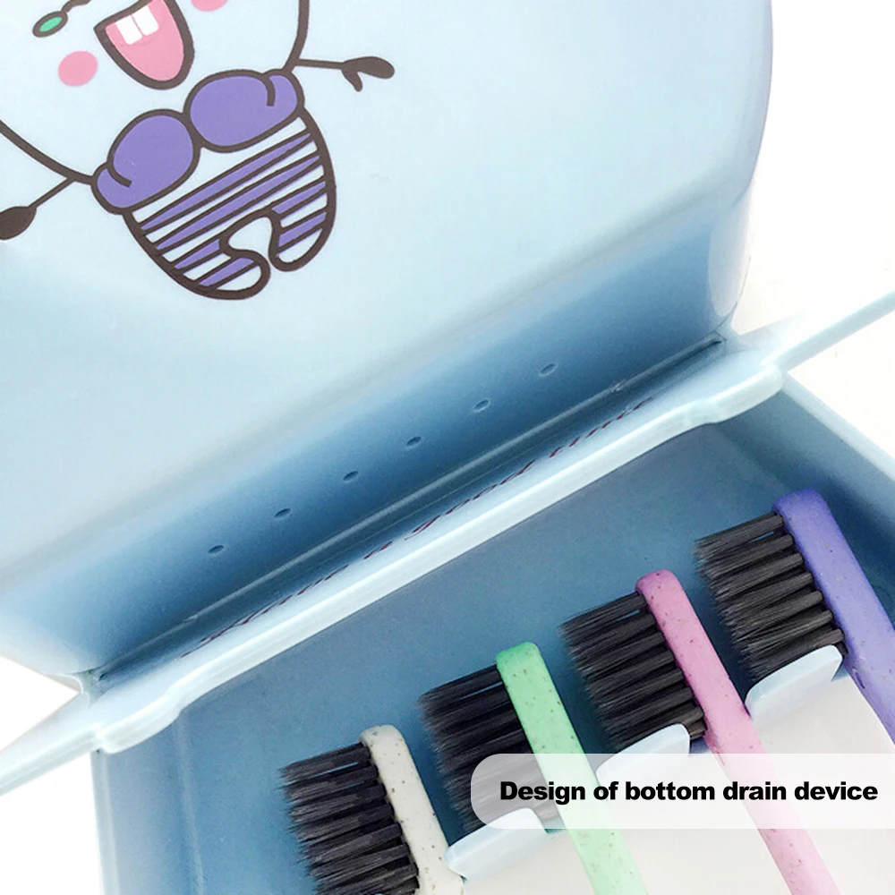 

Bathroom Accessories Set Tooth Brush Holder Cute Toothpaste Dispenser Squeezer Tooth Brush Holder With Makeup Storage Box