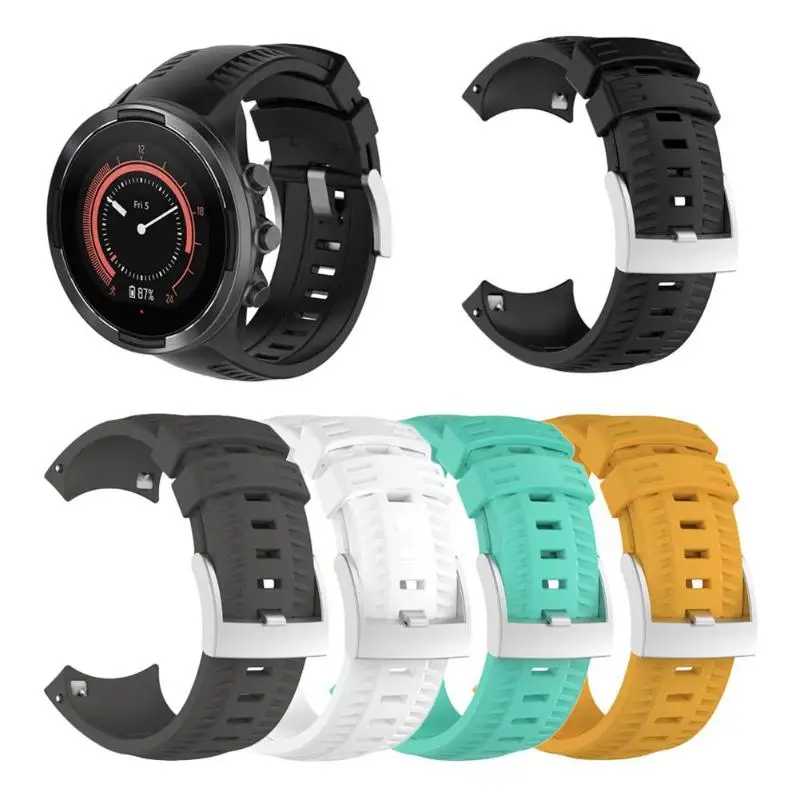 Спортивные силиконовые наручные часы Suunto 9 Baro с ремешком и пряжкой 22 5 см новинка