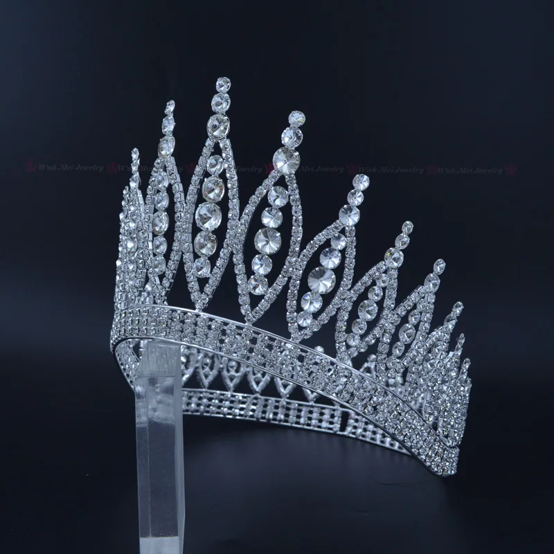 Корона диадемы мисс конкурс Queen Hair Auatrian Стразы с украшением в виде кристаллов