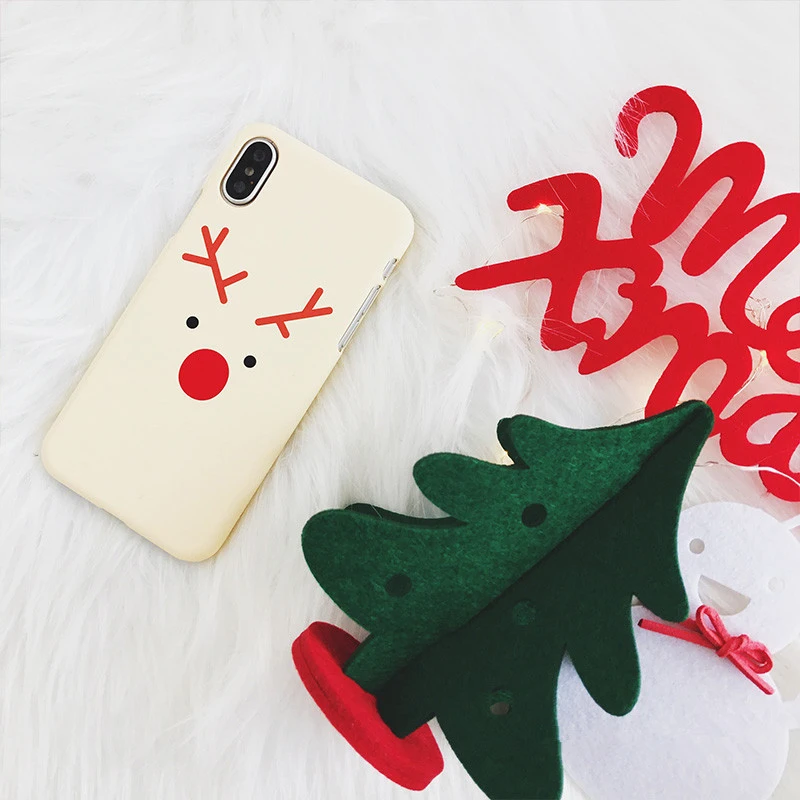 Pushingbest милый мультфильм Лось мобильный чехол для телефона IphoneX 6s 7 8 плюс