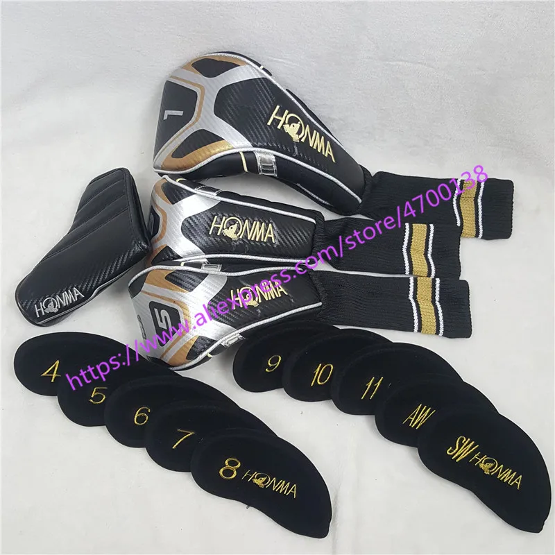 Новинка Honma чехлы на голову для гольф клуба водителей Fairway Woods #1 #3 #5 Утюги # 4 11AS