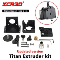 xcr3d titan extruder 3d printer parts for e3d v6 hotend j head bowden mounting bracket 1 75mm filament 31 transmission ratio