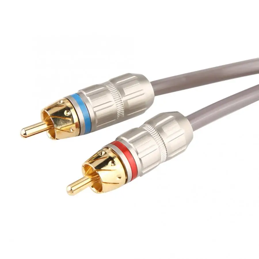 5 м автомобиля домашний стерео аудио сигнала Rca кабель усилитель сабвуфера провод