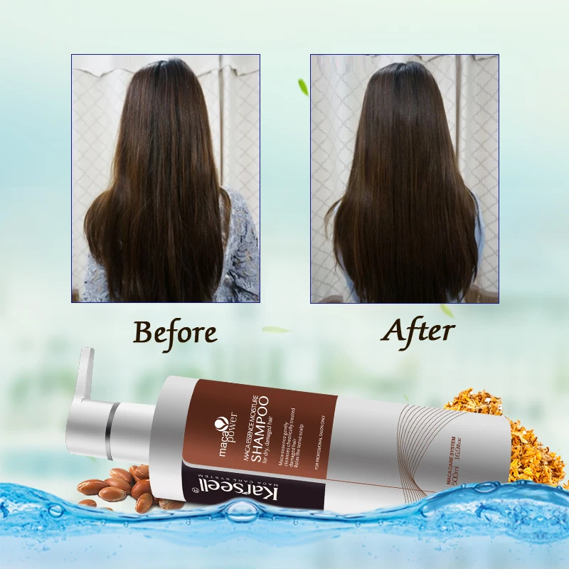 Шампунь Karseell Argan Oil питательный устраняет глубокое очищение волос делает волосы