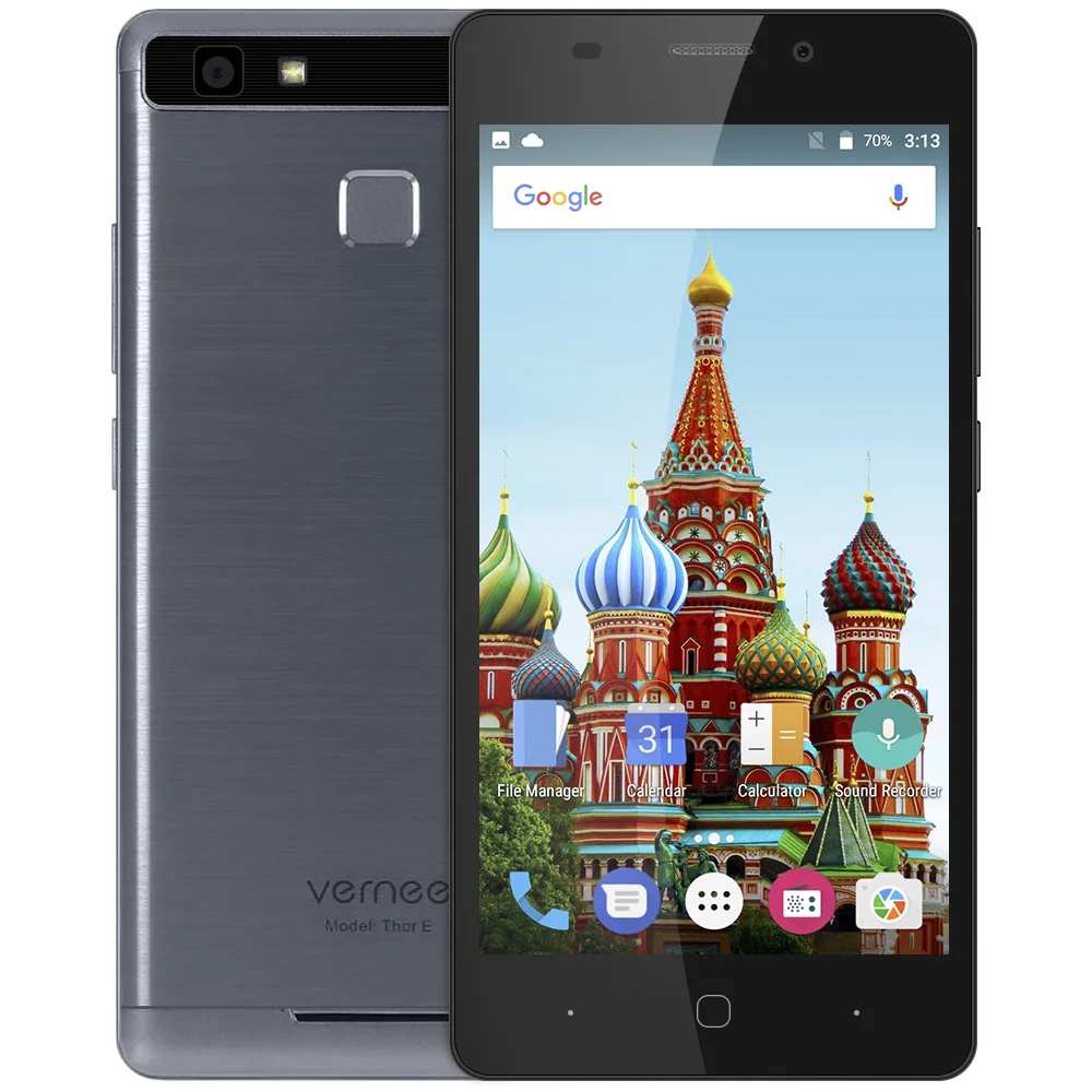 Vernee Thor e смартфон 4G MTK6753 Octa Core 5 0 дюймов Android 7 3 ГБ Оперативная память 16 Встроенная
