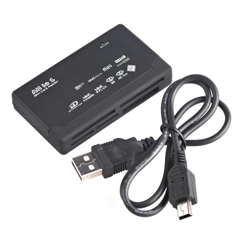Устройство для чтения карт памяти USB 2 0 с 6 слотами SD / XD MMC MS CF/SDHC