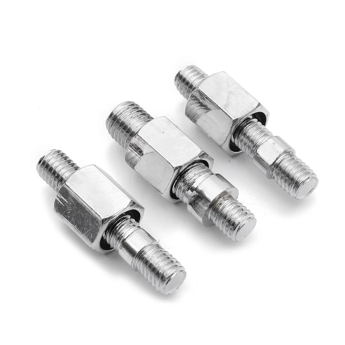 Пара хромированных обтекаемых боковых зеркал заднего вида для мотоцикла Honda Kawasaki