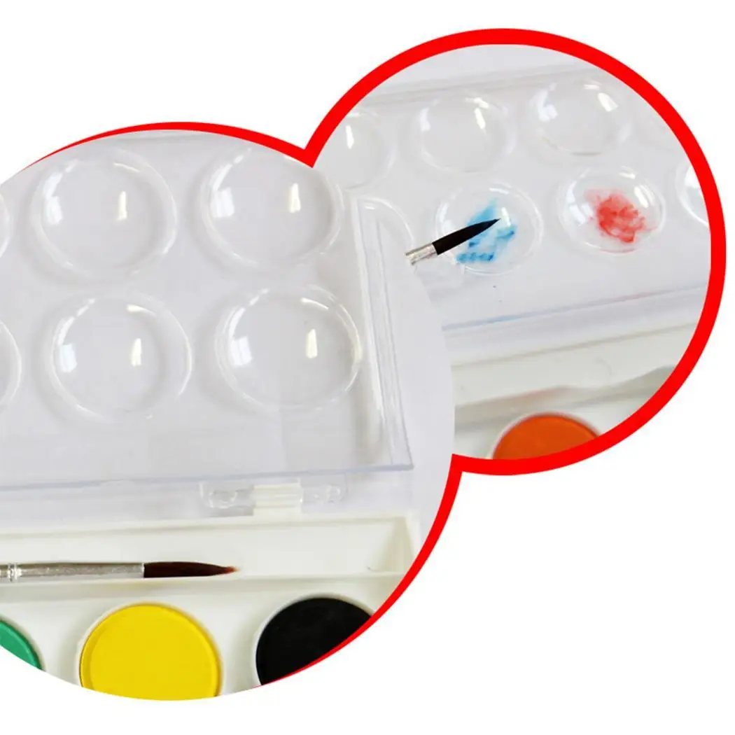 36 Colors DIY Watercolor Art Portable of Solid 2.2cm/0.9inch Paints Set Multicolor for Kids | Канцтовары для офиса и дома