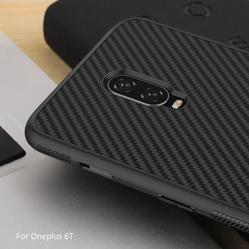 Nillkin Синтетический Чехол из углеродного волокна для Oneplus 7 Pro 6T 6 Ультра тонкий