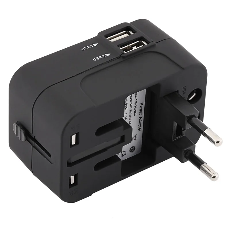 Travel Adapter для нас ЕС Великобритания AUS CNY Международная универсальная Мощность
