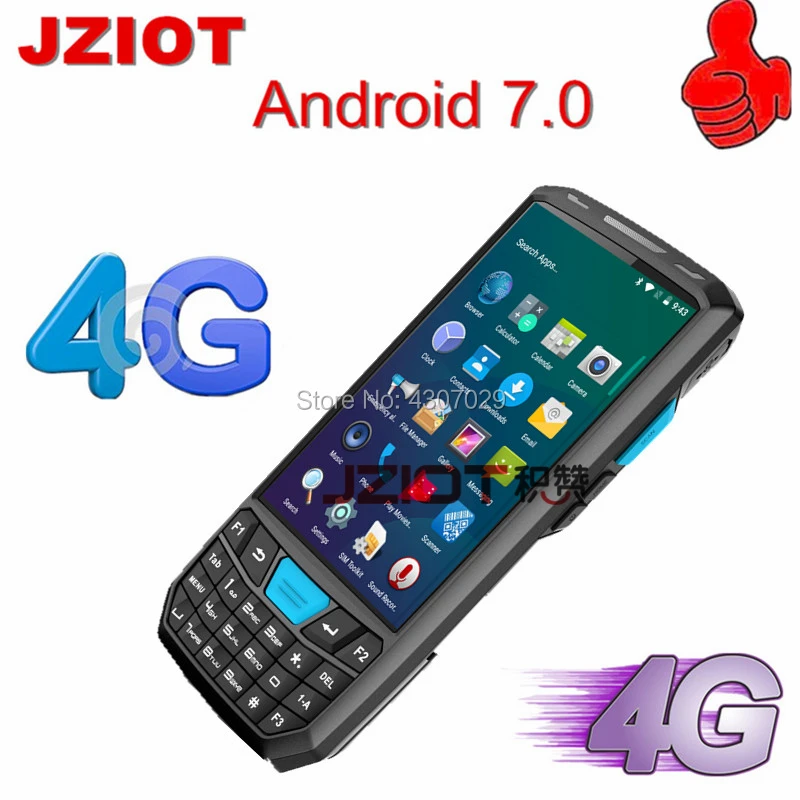 Ручной PDA 1D 2D сканер штрих-кодов Bluetooth Android NFC RFID | Компьютеры и офис