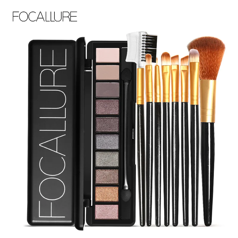 FOCALLURE Matte Палитра теней для век водонепроницаемый высокий пигмент Шиммер