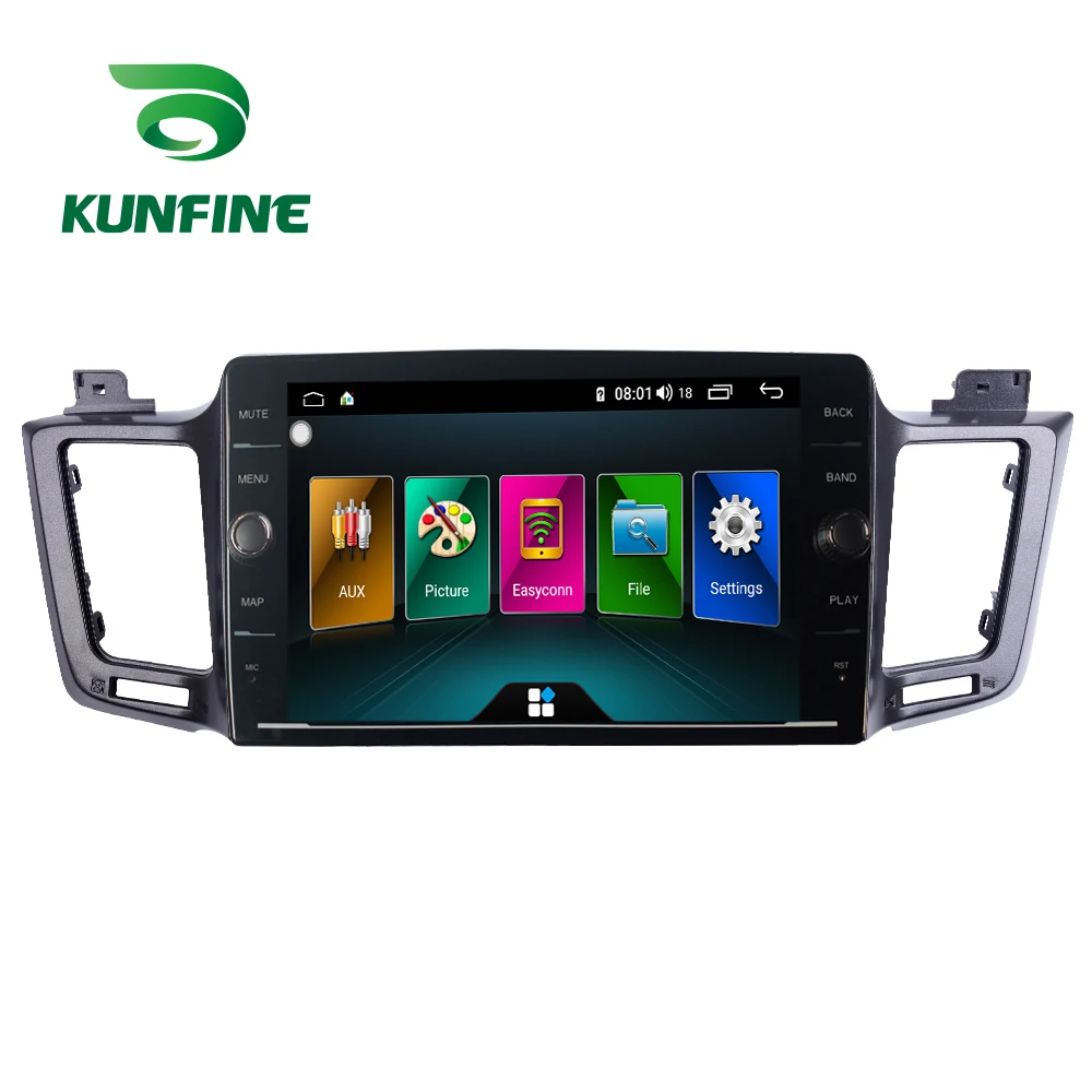 Восьмиядерный ПЗУ 64 ГБ Android 8 1 автомобильный DVD GPS навигационный плеер Deckless стерео