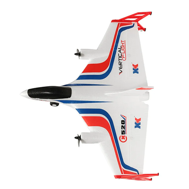 XK X520 2 4G 6CH 5G WI FI FPV VTOL вертикальный взлет и посадка 3D EPP ночник с светодиодный RC