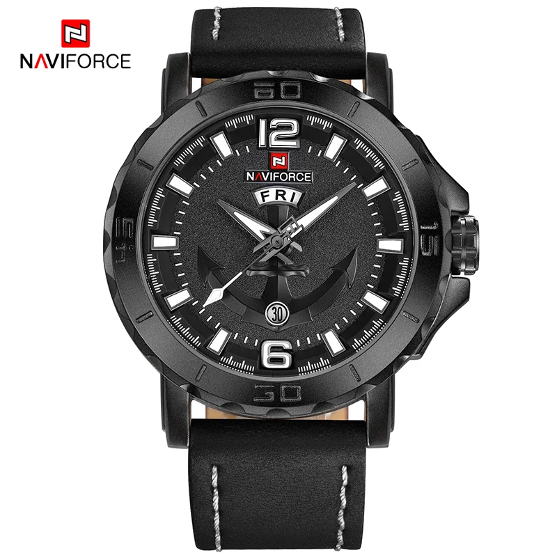 Часы наручные NAVIFORCE мужские креативные Роскошные спортивные модные