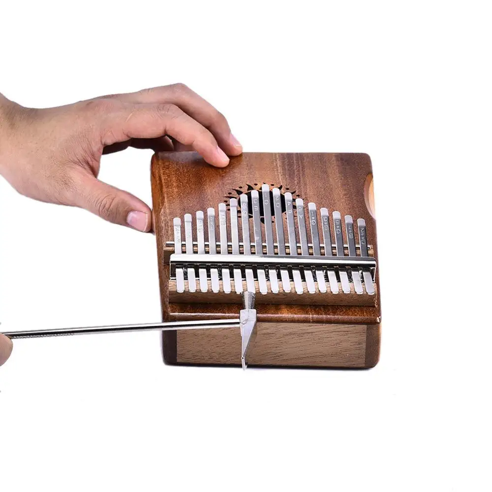 Muspor 17 клавиш Kalimba большой палец пианино Mbira Африканский музыкальный инструмент