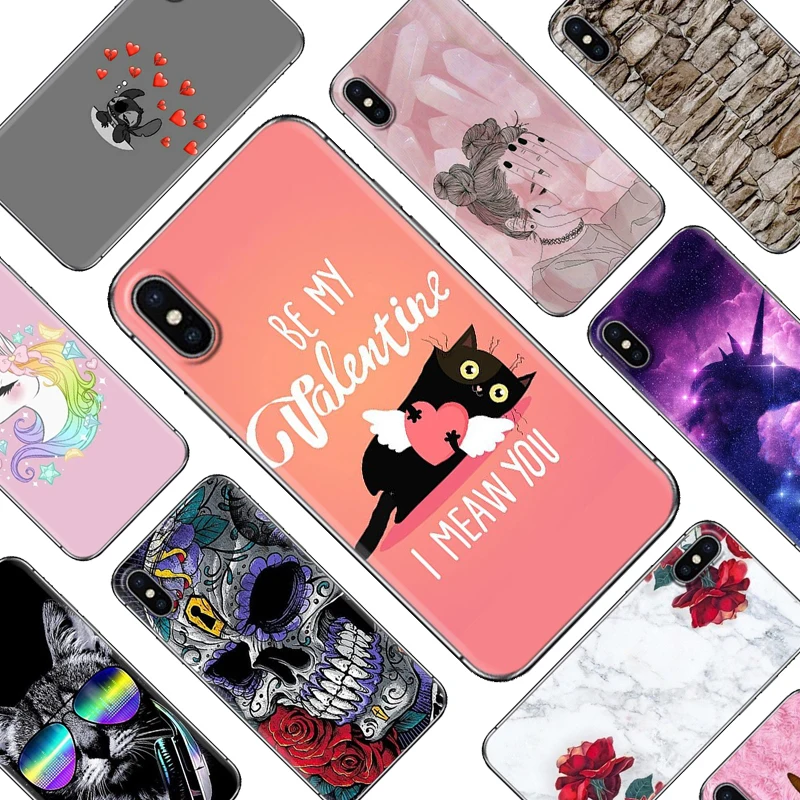 Ins Style Soft Phone Case For Asus Zenfone ZC520TL/ ZC553KL/ ZB552KL/ ZS620KL(ZE620KL) Colorful Painted TPU Silicone Cover |
