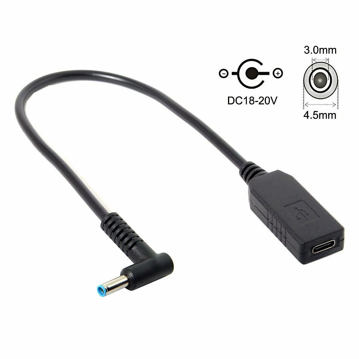 Usb 3 1 Type C Usb-C к Dc 20V 4 5 0 мм для Dell Hp Power Pd эмулятор триггерный кабель | Электроника