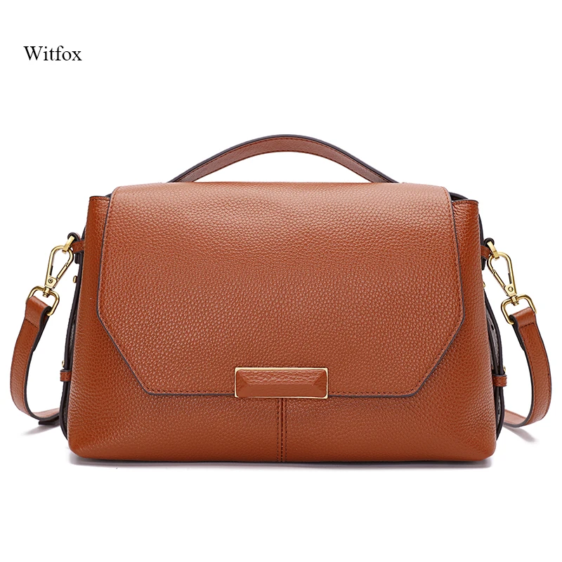 women bag for lunch new elegant shoulder Litchi pattern fashion genuine leather lady hand bags | Багаж и сумки