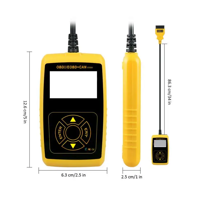 Автоматический диагностический сканер AUTOOL CS320 OBD/EOBD двигателя код ошибки чтения