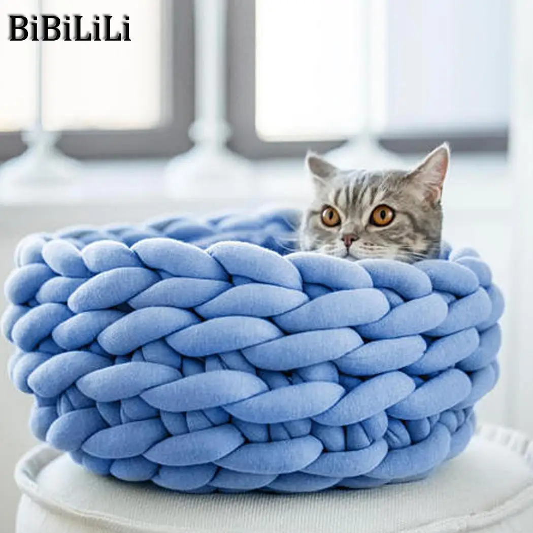 Милый моющийся материал DIY кровать для домашних животных ручная машина