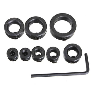 8 шт Биты для сверла для деревообработки инструменты глубина стоп воротники кольцо позиционер расстояние ограничено кольцо буровой локатор 34568101216