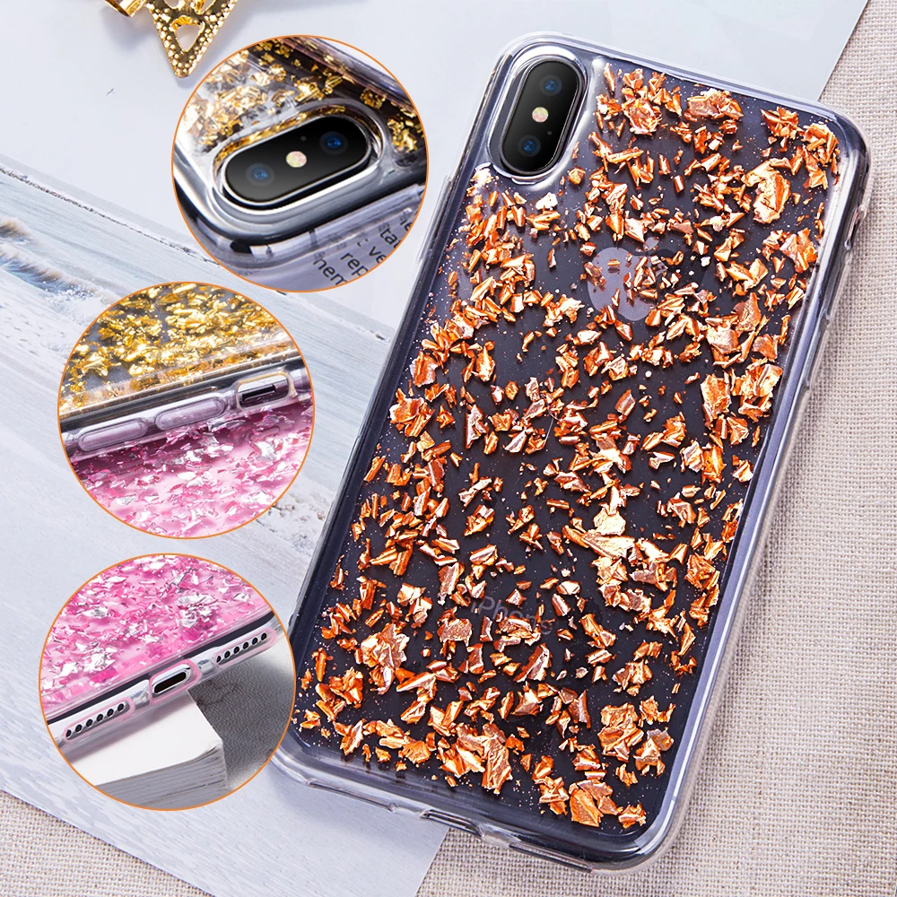 Kisscase Роскошные Мягкие TPU чехол для iPhone 7 силиконовые Блестящий сверкающий 8 плюс 6 S