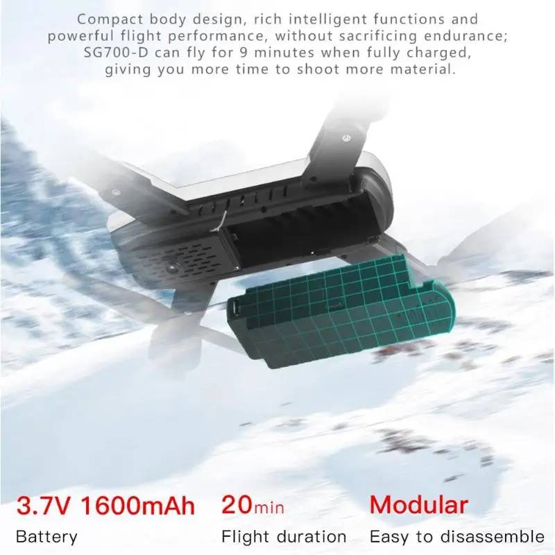 SG700 D Дрон 2 4 ГГц 4CH широкоугольный WiFi 720P 1080P оптическая двойная камера RC вертолет