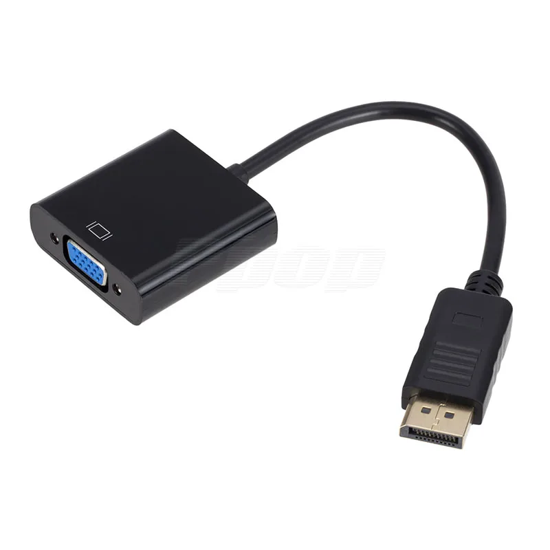 Конвертер DisplayPort DP в VGA кабели 1080P 24 см Папа-мама для монитора ПК |