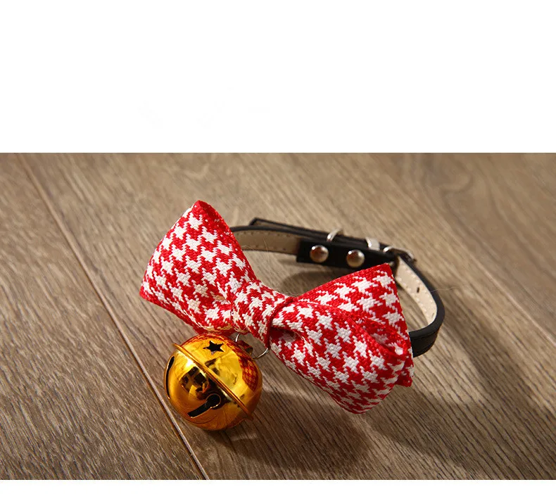 Cat collars bow tie kitten Peggy Collars Lovely Christmas Wedding New Year Accessories Necklace Dog Pet Products | Дом и сад