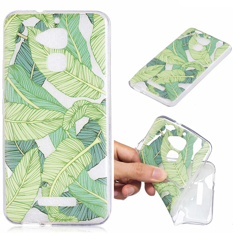 DOITOP Transparent Soft TPU Silicone Case For ASUS Zenfone 3 Max ZC520TL Cover Cute Cartoon Color Painted ZC553KL |