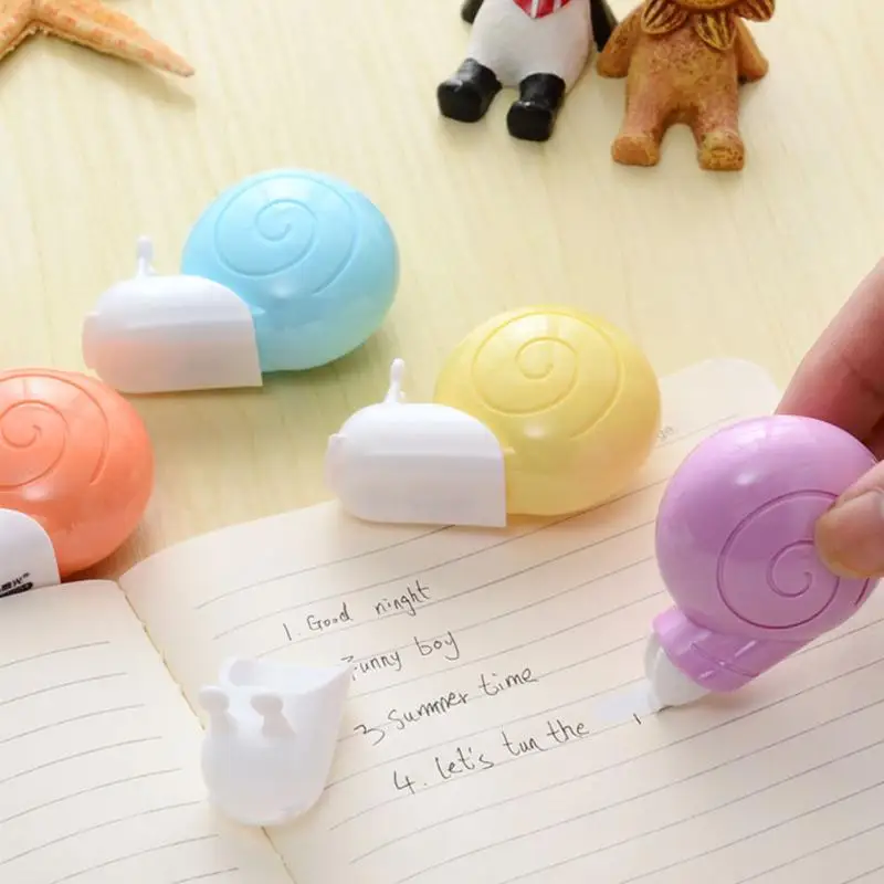 1 шт. коррекционная лента в форме улитки Легкая ручка ластик портативные школьные