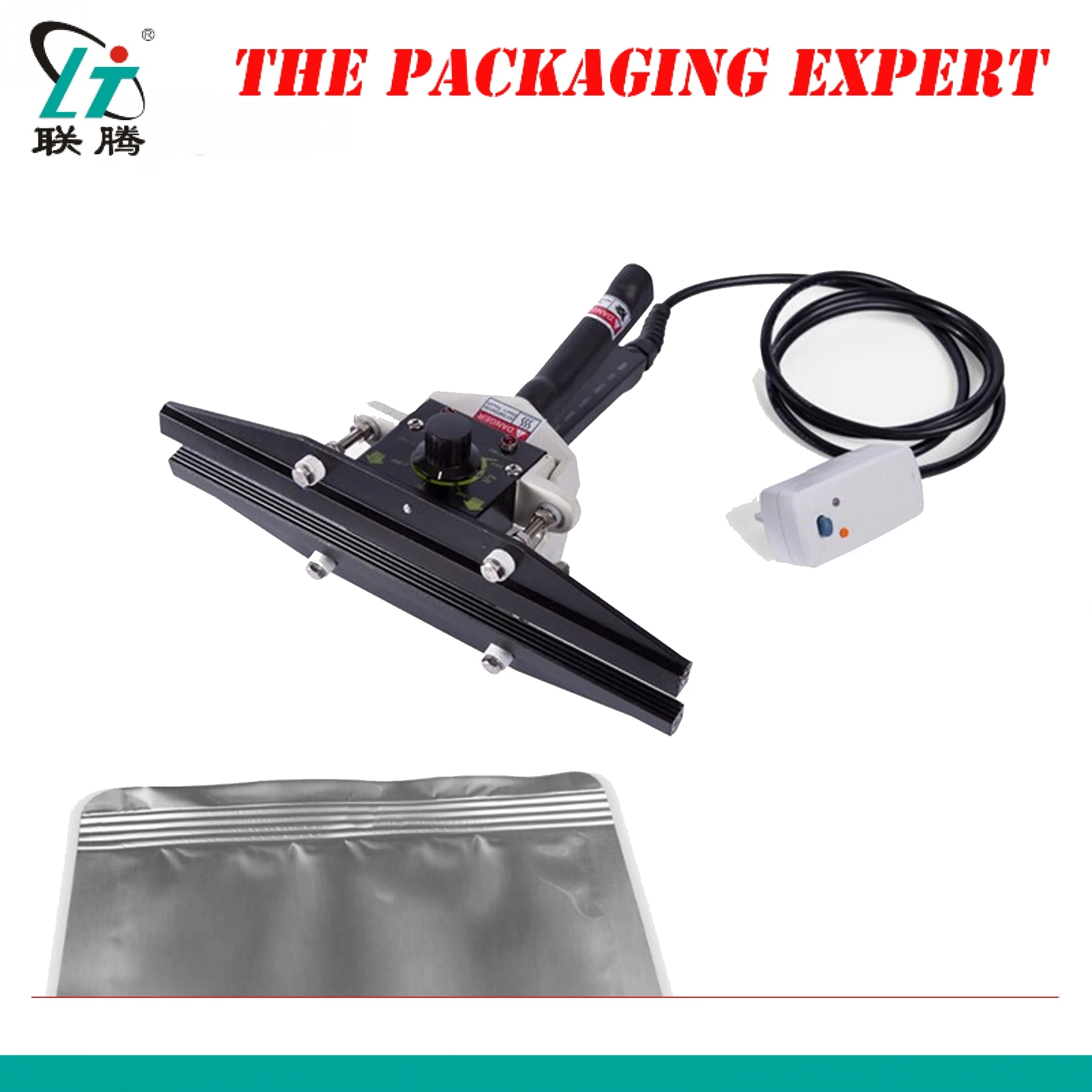 

FRK 200 bag sealing machine 20mm Constant Heat Handheld Sealer Machine Mylar Aluminum sealer Foil Bag sealer impusle hot seal