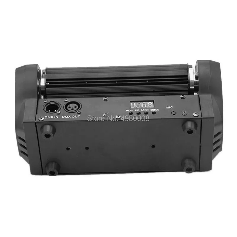 Мини светодиодный 8x10 Вт RGBW Подвижная головка свет Паук DMX512 луч эффект