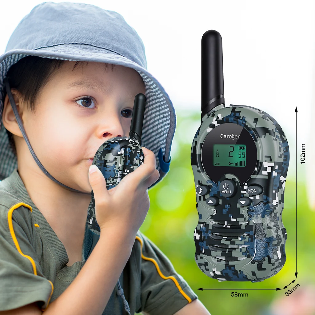 Caroger CR388A Walkie Talkies PMR446MHZ двухстороннее радио до 3300 метров 2 миль диапазон ручные