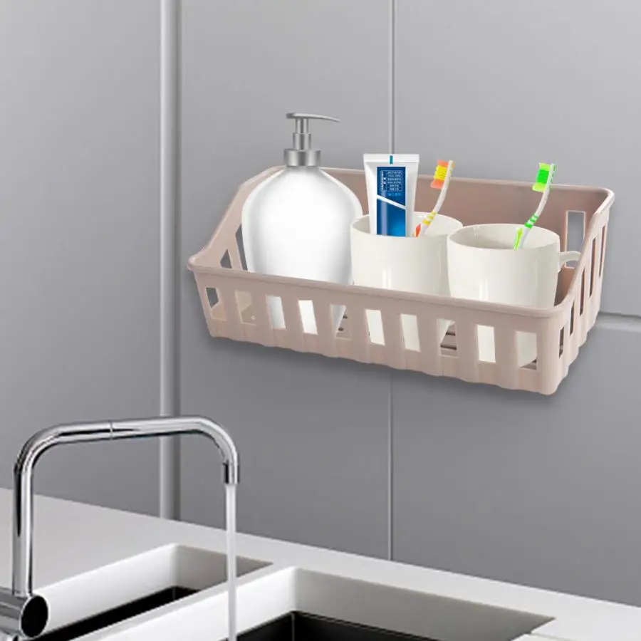 Полка для полотенец бумага органайзера полка ванной кухня душ присоска