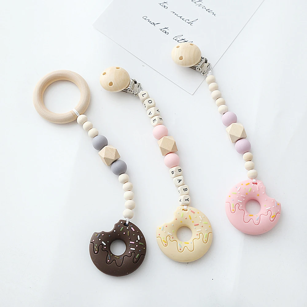 Nordic стиль силиконовые бусины кисточкой прищепка для соски Комплект Baby Shower Safe